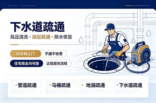 镇江下水道疏通